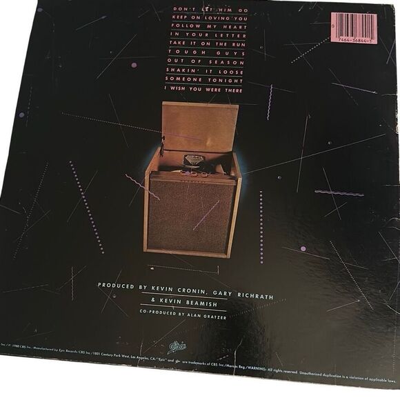 REO Speedwagon Epic Hi Infidelity Vinyl Records LP - Picture 2 of 9